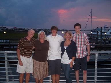 This is an image of me and my family with my German exchange brother Nils on the right
